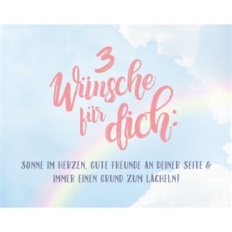 3 Wünsche